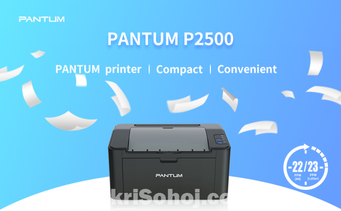 Pantum P2500W Single Function Mono Laser Printer